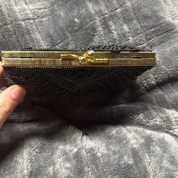 Vintage style beaded/ clutch / evening bag/ purse - Picture 7 of 12